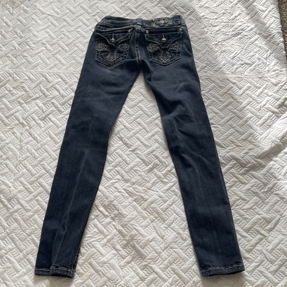 Miss Me Dark Blue Skinny Jeans - Picture 3 of 4